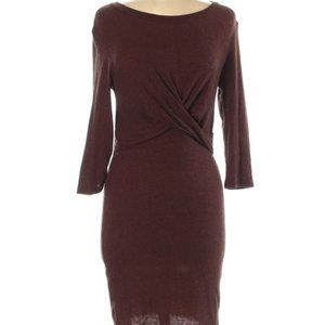 Charlotte Russe Long Sleeve Knee Length Dress